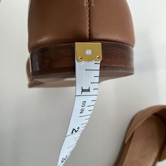 Madewell Flats 10.5M Tan Brindle D’Orsay Open Square-toe Slip-on Flat - Picture 8 of 11